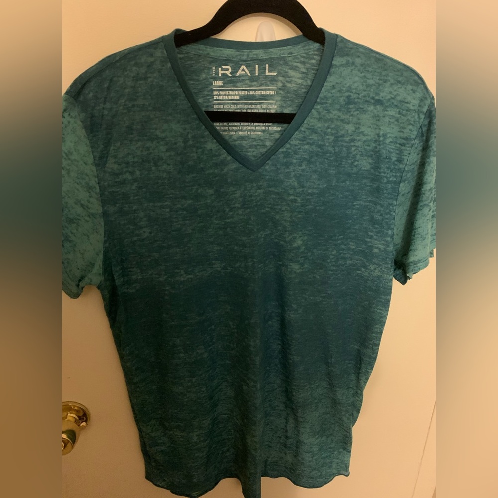The Rail (Nordstrom) Mens T Shirt Large Short Sleeve V Neck Lightweight Casual
